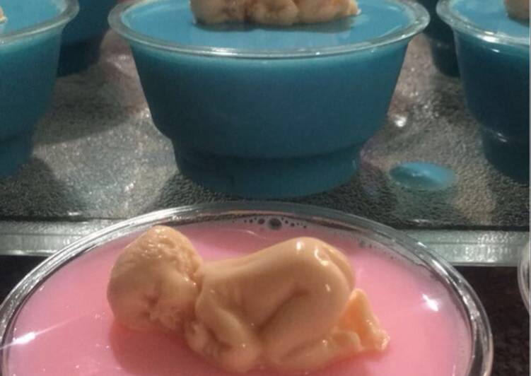 Gelatina Para Baby Shower Receta De Ana L Ramirez Cookpad