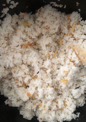 Foto resep Nasi Uduk Teri Rice Cooker