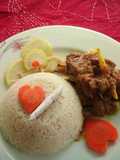 Bangladeshi Beef Coconut and Coconut Milk Pulao Thali Recipe 🍛
