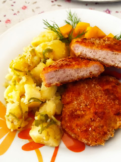 Gyors, póréhagymás burgonya köret recept fotója
