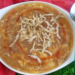 A picture of Chicken Corn Soup / Soup / Corn soup / Chicken soup.