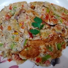 A picture of Memon's Fusion Omelette.