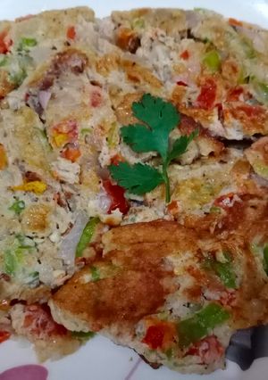 A picture of Memon's Fusion Omelette.