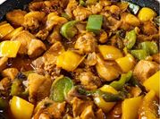 A picture of chilli chicken indian