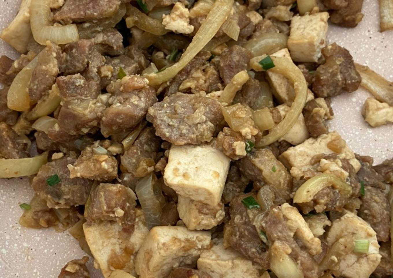 Daging babi teriyaki tanpa kecap