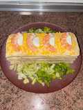 Pastel Frío de Atún y Surimi