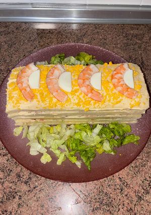 Una foto de Pastel Frío de Atún y Surimi