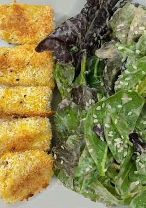Foto resep Crispy tuna with salad