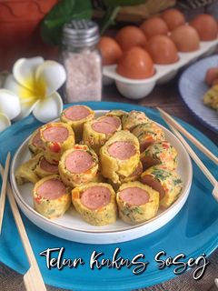 Gambar Telur Kukus Sosej