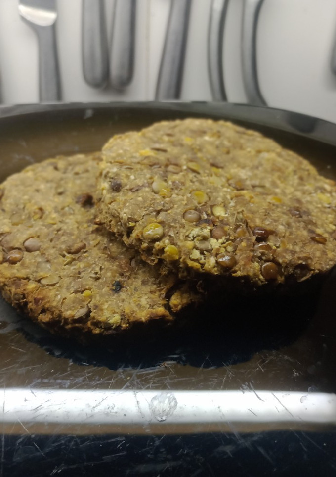 Una foto de Hamburguesa de lentejas