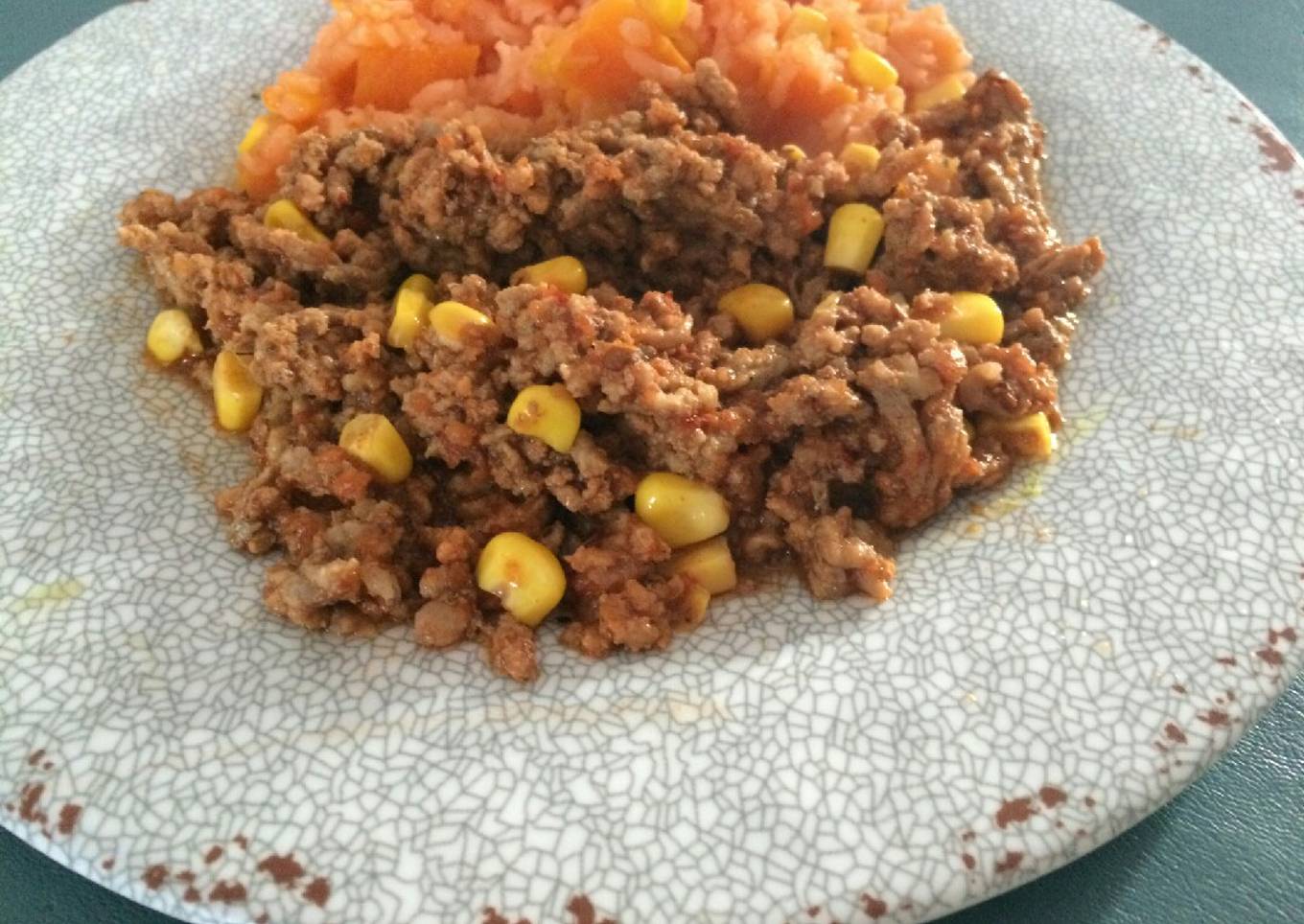 Picadillo en chipotle