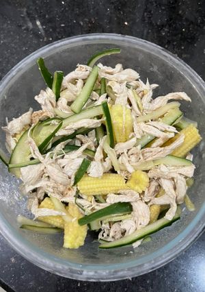 涼拌雞絲 的食譜成品照片