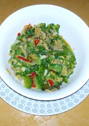 Foto resep Pare udang rebon (Pare with baby shrimp)