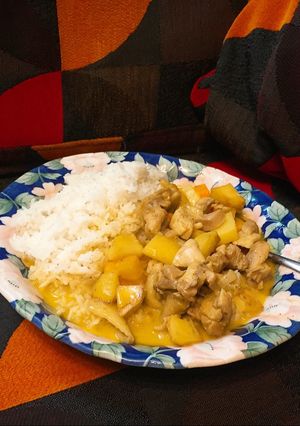 Hình của món Curry gà.