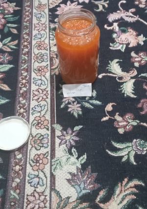 عکسی از دستور مربای هویج🥕