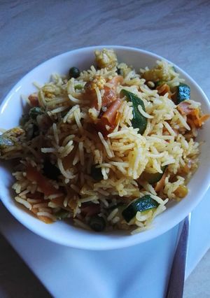 A picture of Buttered Veggie Rice.