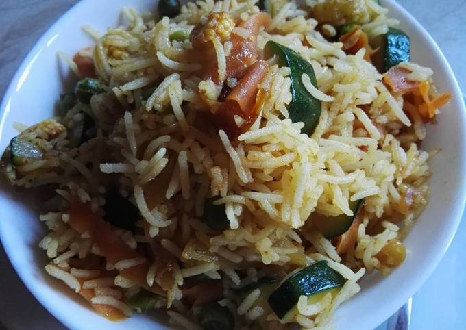 Buttered Veggie Rice