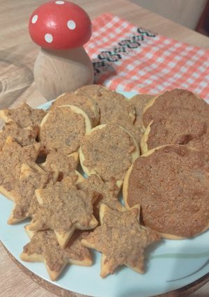 Őszi dióhabos keksz recept fotója