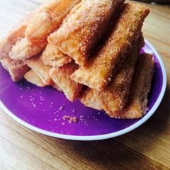 A picture of Baked Churros.