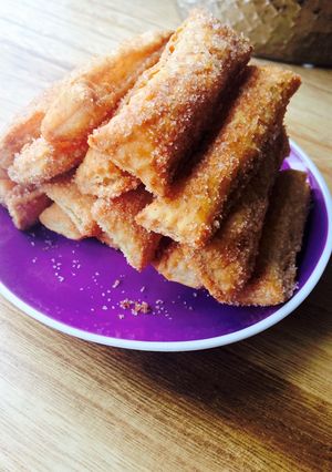 A picture of Baked Churros.