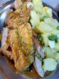 Solomillo con salsa de paprika y cilantro