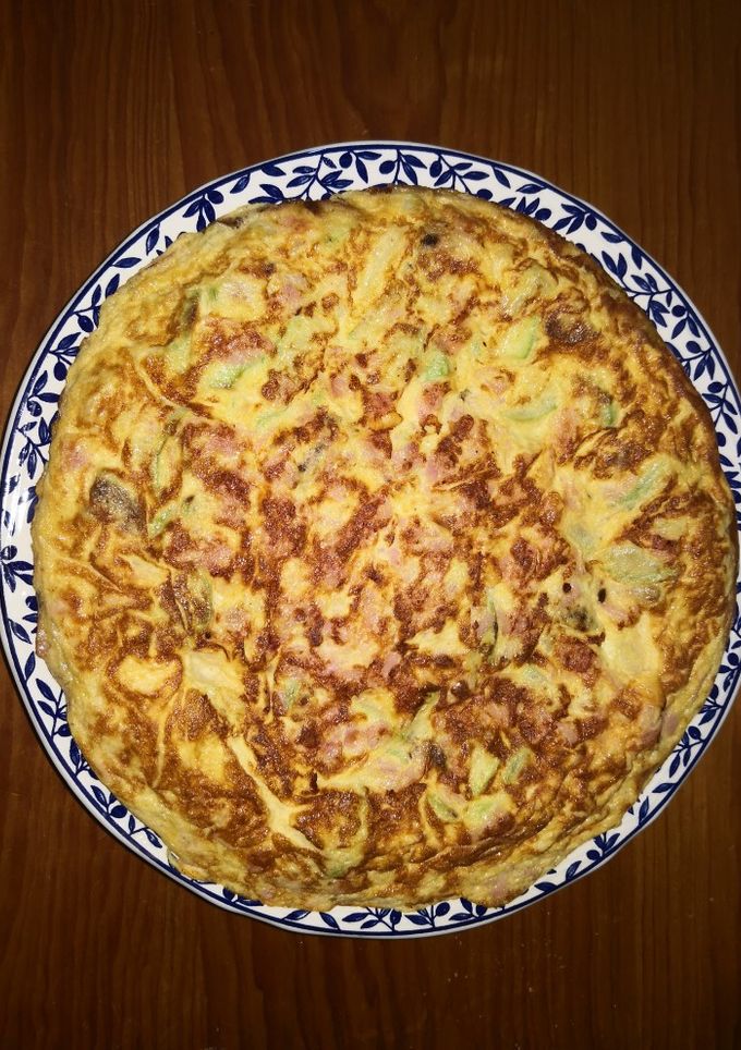 Una foto de Tortilla sorpresa de calabacín