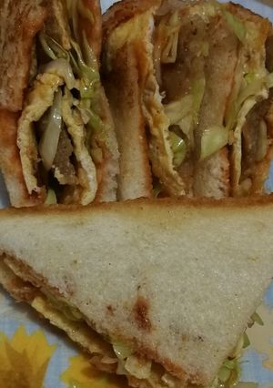 A picture of Alo ki tiki k sandwich.