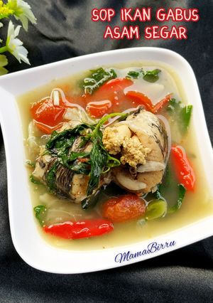 Foto resep Sop Ikan Gabus Asam Segar