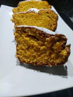 Una foto de Bizcocho de zanahoria y manzana