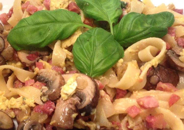 Recipe of Any-night-of-the-week Tagliatelle Carbonara