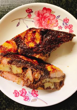 Hình của món Bánh chuối socola nướng.