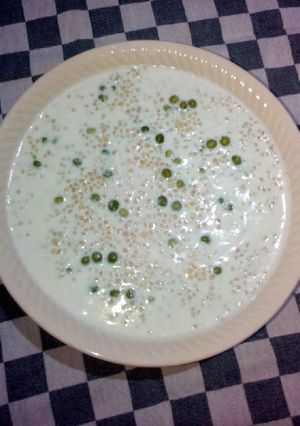صورة لوصفة بركوكس بالحليب و الجلبان