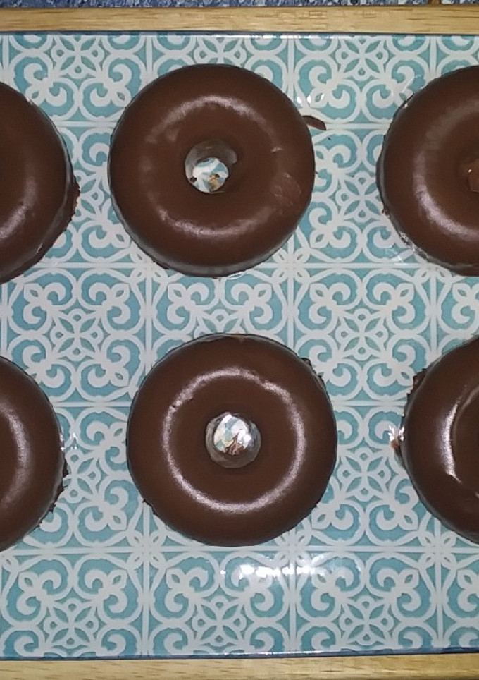 Una foto de Donuts saludables de mandarina y plátanos