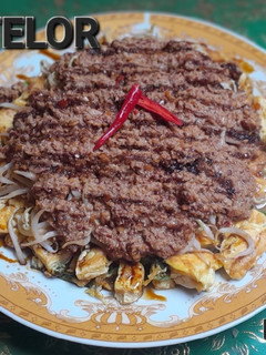 Foto resep Tahu telor sambal kacang