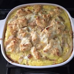 A picture of Chicken Chile Rellano Casserole.