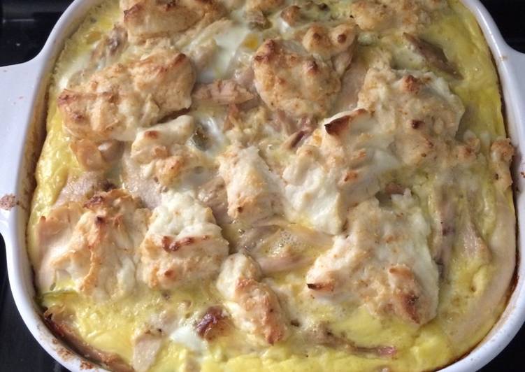 Simple Way to Make Any-night-of-the-week Chicken Chile Rellano Casserole