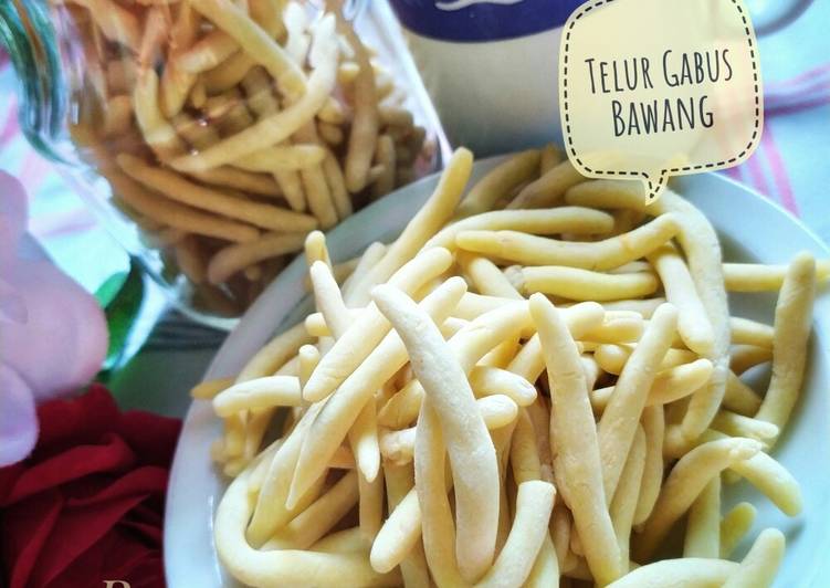 Cara termudah untuk Memasak saat makan malamTelur gabus bawang