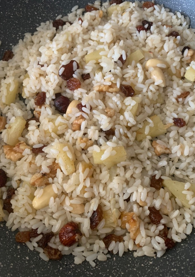 Una foto de Arroz para guarnición
