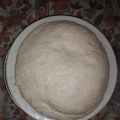 A picture of Khamir dough.