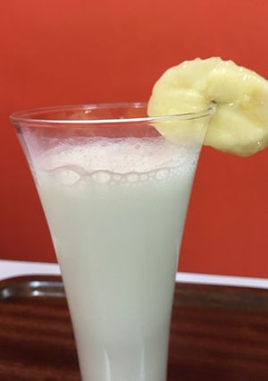 صورة لوصفة موز بالحليب 😋😋🍹🍹