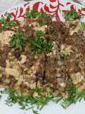 لحمة مفرومة بالجبنة حلوة اوي
