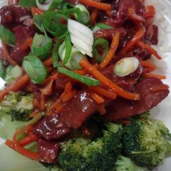Slow Cooker Mongolian Beef A picture of Slow Cooker Mongolian Beef.