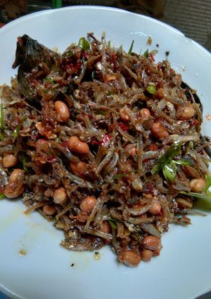 Foto resep Teri Kacang Daun Jeruk