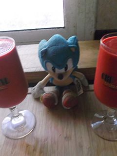 Una foto de Gazpacho de remolacha y sandía