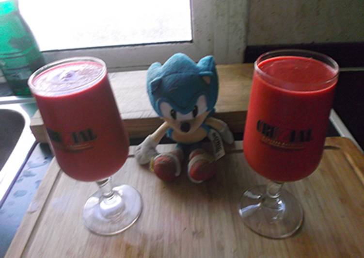 Gazpacho de remolacha y sandía