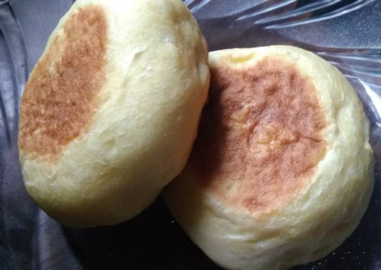 Cara Membuat Roti labu kuning teflon simple Untuk Pemula