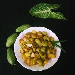 A picture of Padwal Aloo Bhaaji.