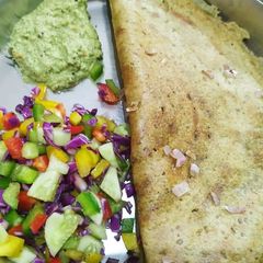 Sprouts moong dal chilla(dosa) A picture of Sprouts moong dal chilla(dosa).