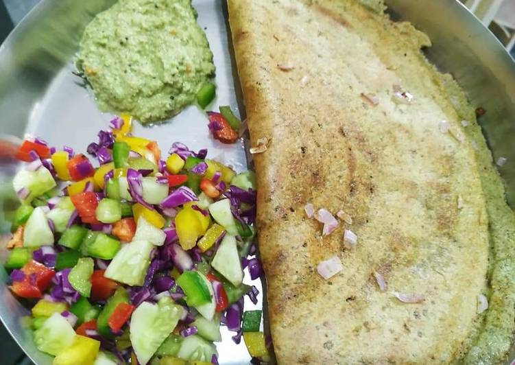 How to Prepare Award-winning Sprouts moong dal chilla(dosa)