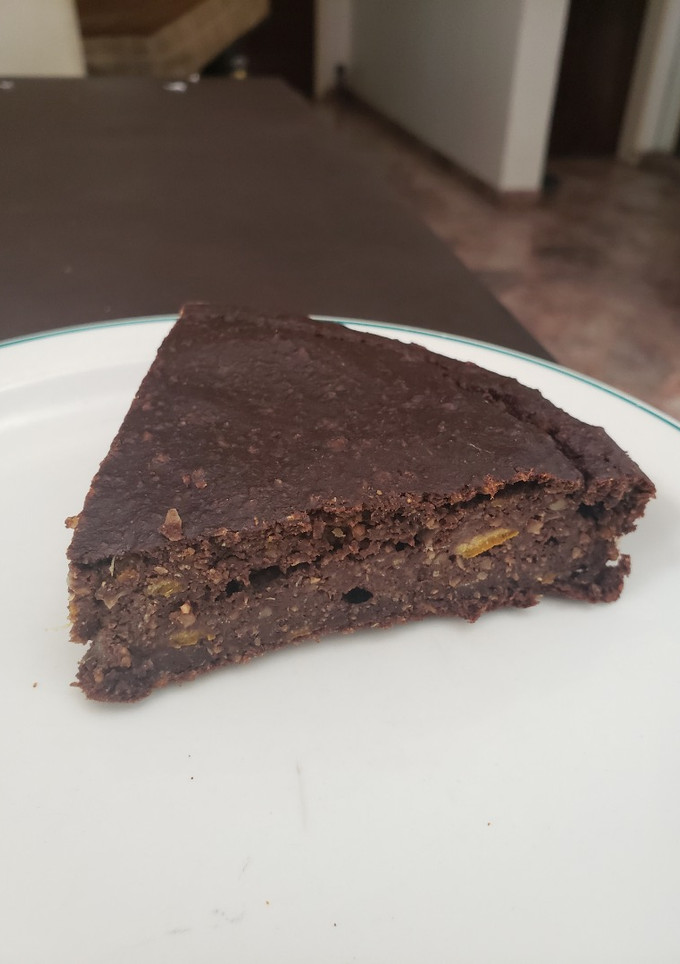 Una foto de Torta de chocolate y naranja low carb